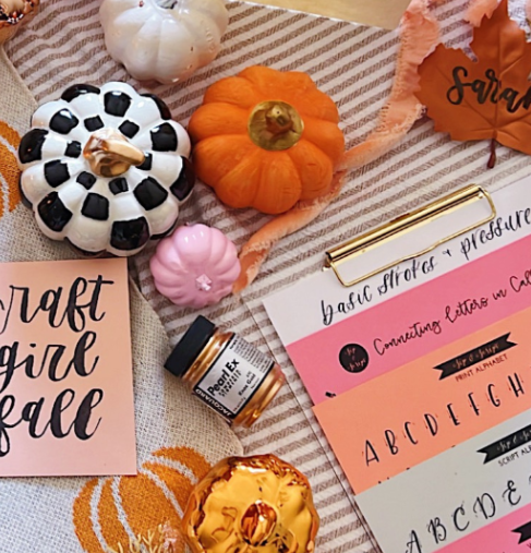 Modern Calligraphy & Pumpkin Lettering
