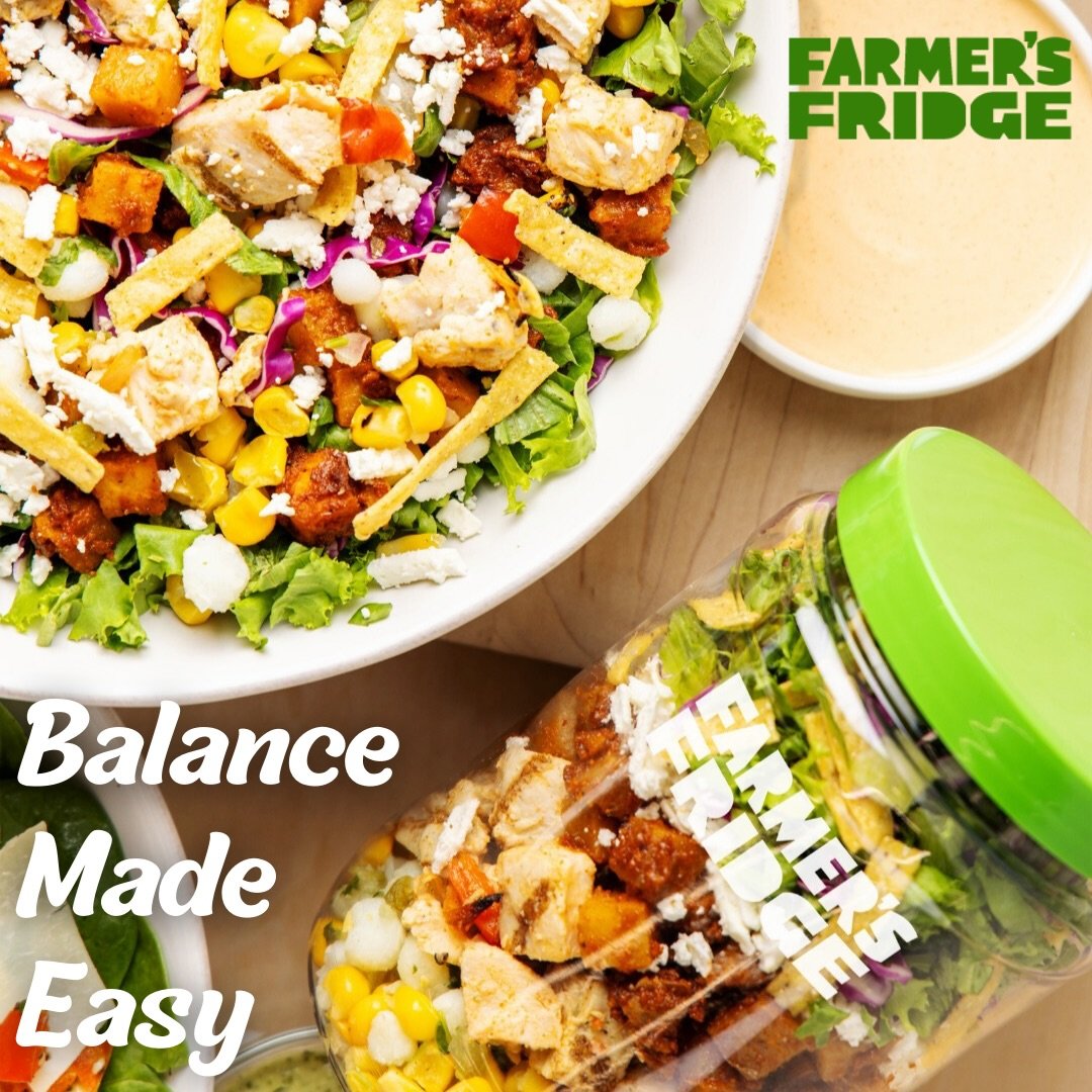 Holiday overload? Hit reset with @farmersfridge. 👏 From crisp salads and wholesome bowls to protein-packed wraps, sandwiches, and snacks, there&rsquo;s so much to choose from - perfect for staying balanced during the busy season. 🥗🥙🌯

Download th