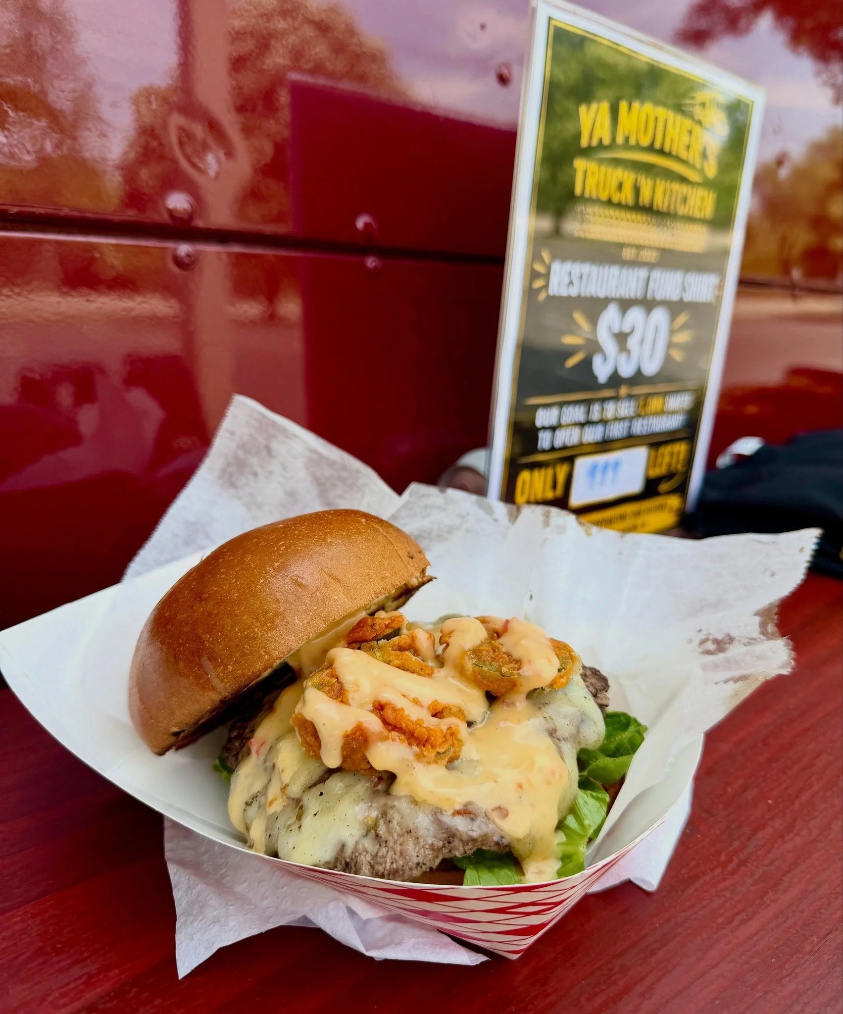 Grab your comfort food favorites before @yamotherstrucknkitchen wraps up for the season! Friday, Oct. 23rd, will be the last day of service, so make sure to stop by on Oct.16th &amp; 23rd. before it's too late! 🍔🧀🌶️ 

📍 271 Waverley Oaks Road
⏰ F