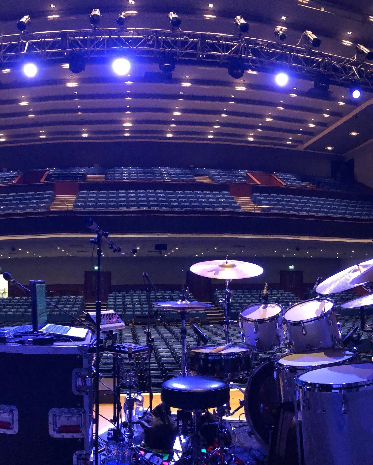 Tonight at Portsmouth Guildhall, Portsmouth, UK. Sold out here in Joe&rsquo;s hometown. A beautiful seaside port. This is the second to last show of our tour.