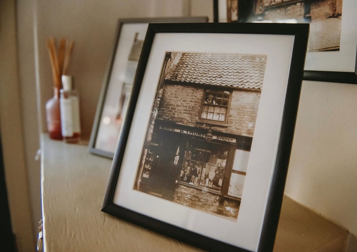 Blast from the past of what the salon used to look like many moons ago, if you look closely you may see someone in the top window. 👀