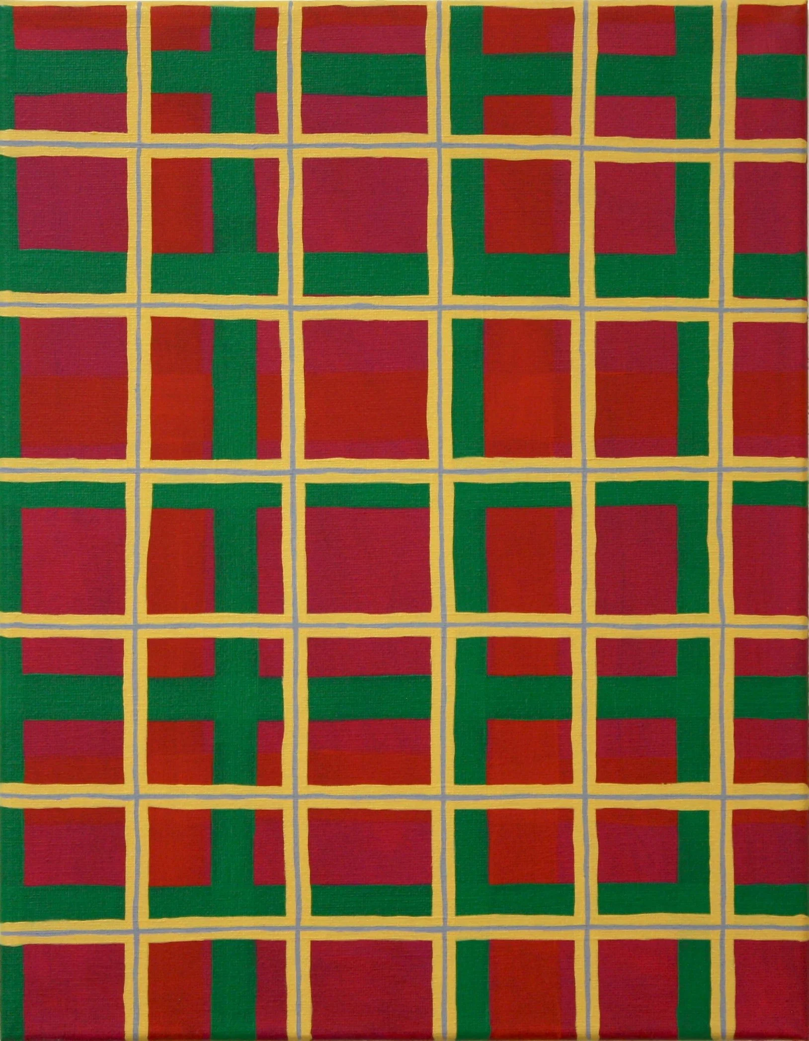 Bell_Freddie_Grid Painting V (Sunset)_acrylic on canvas_14x11.JPG