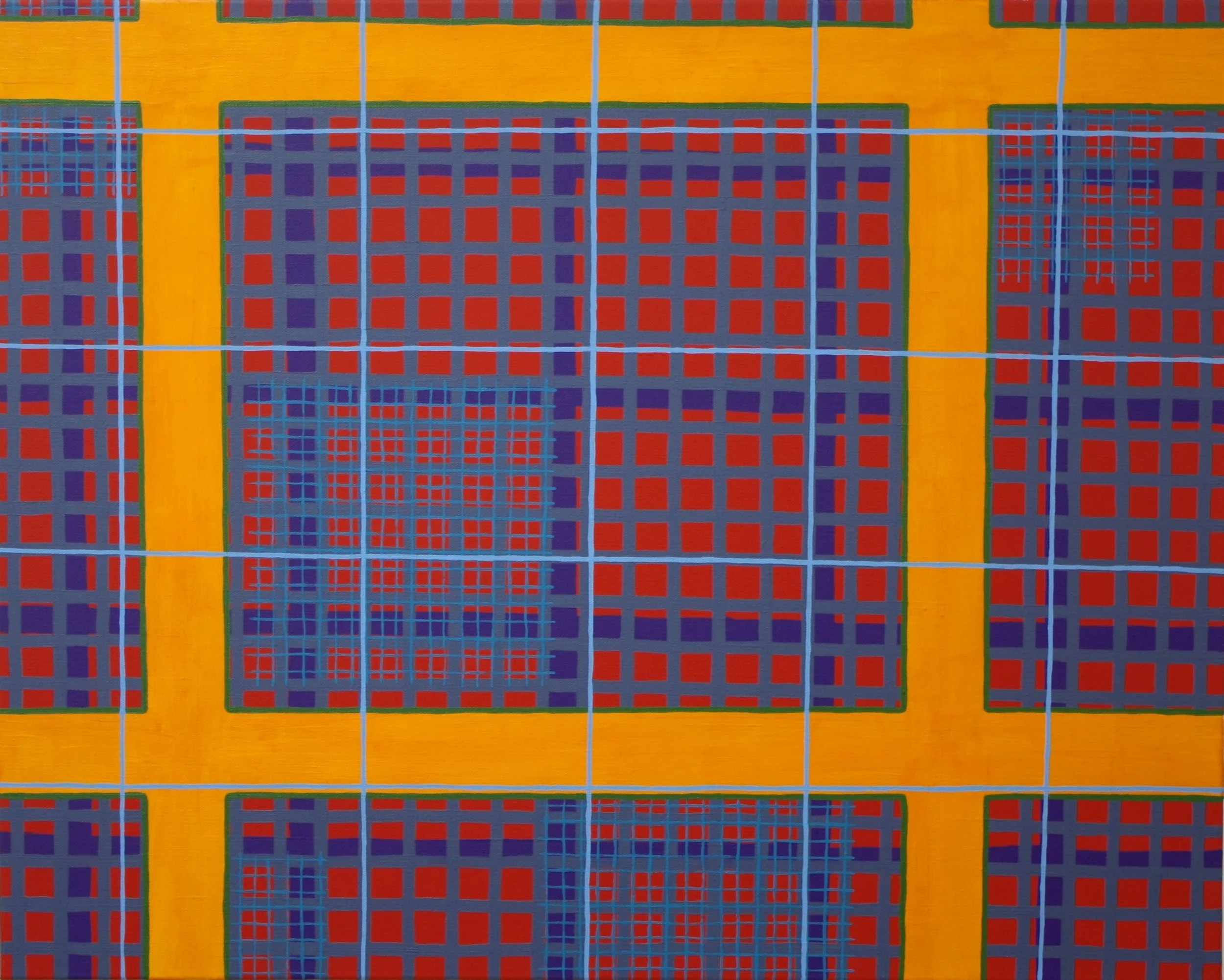 Bell_Freddie_Grid Painting IV_acrylic on canvas_24x30.JPG