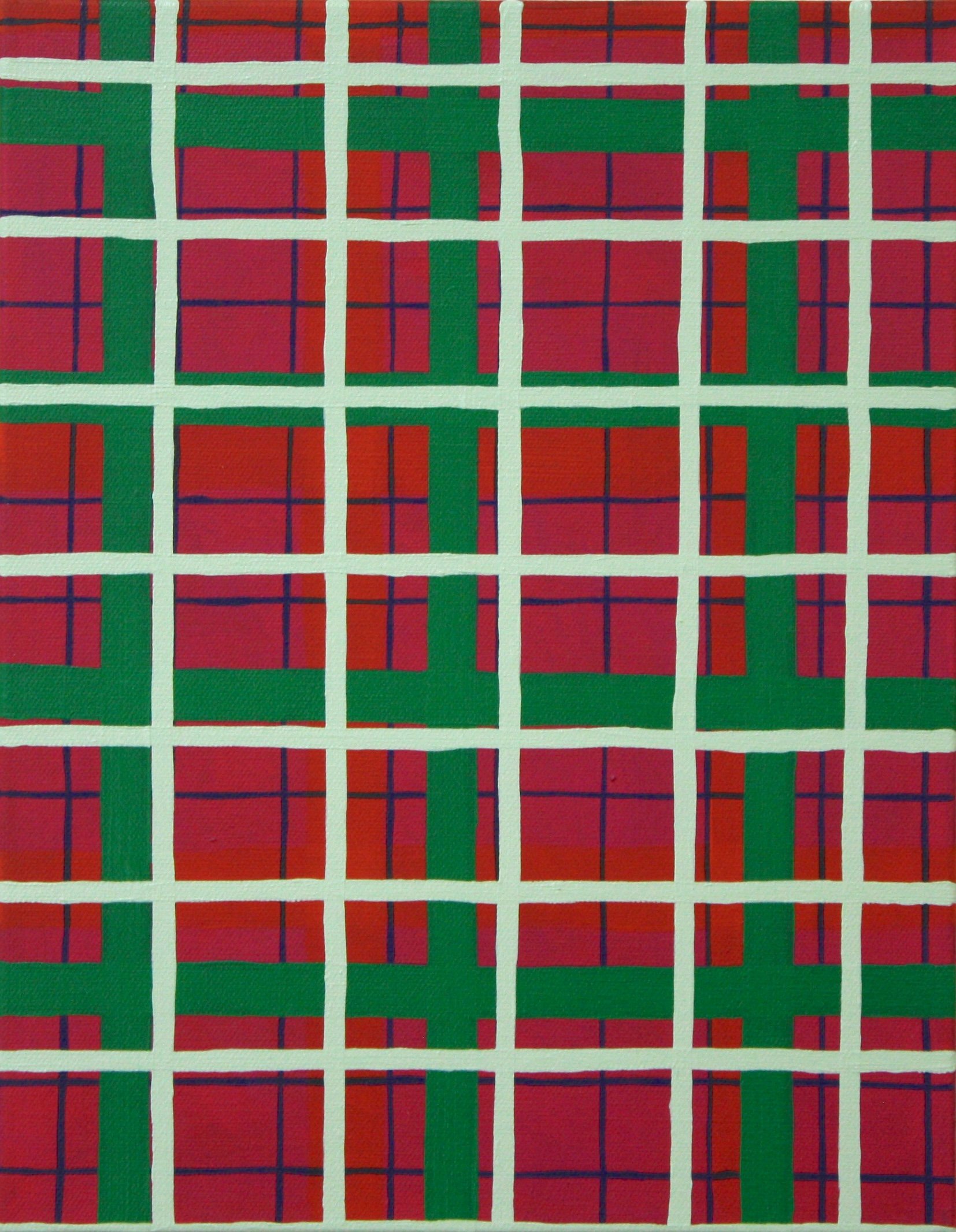 Bell_Freddie_Grid Painting VI (Palisades)_acrylic on canvas_14x11.JPG