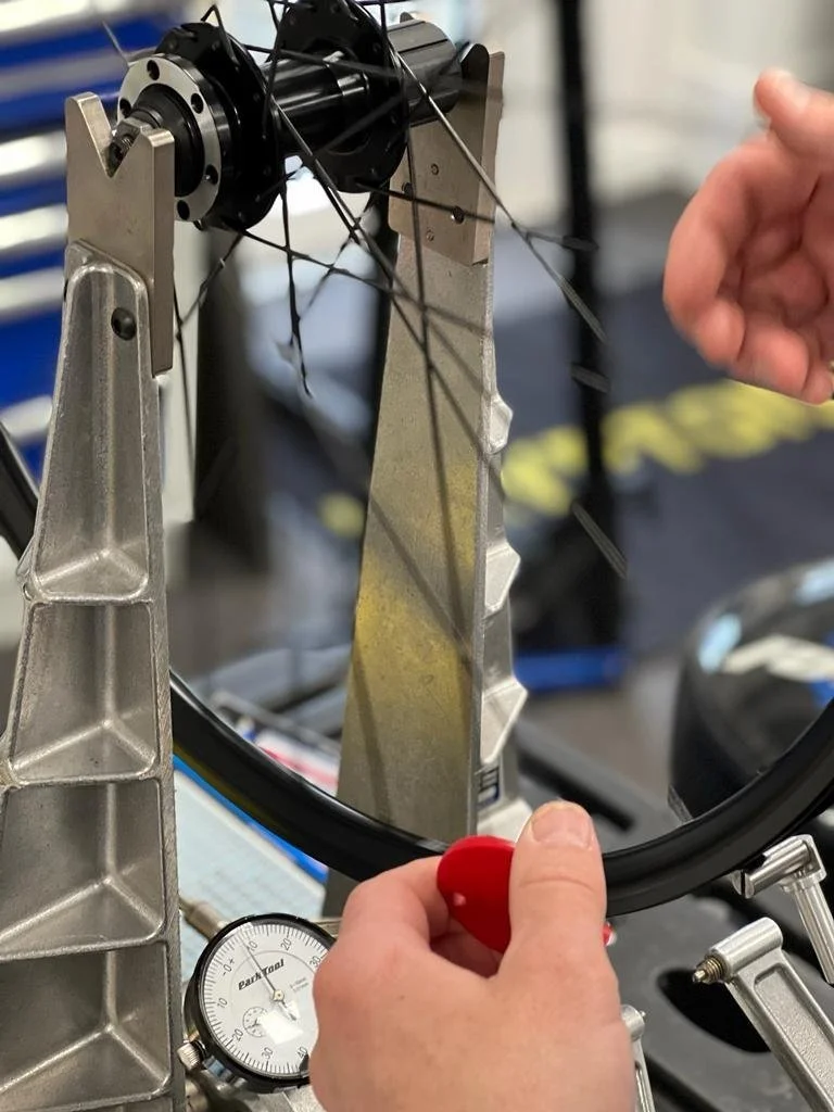 Salon customer with new long natural braids