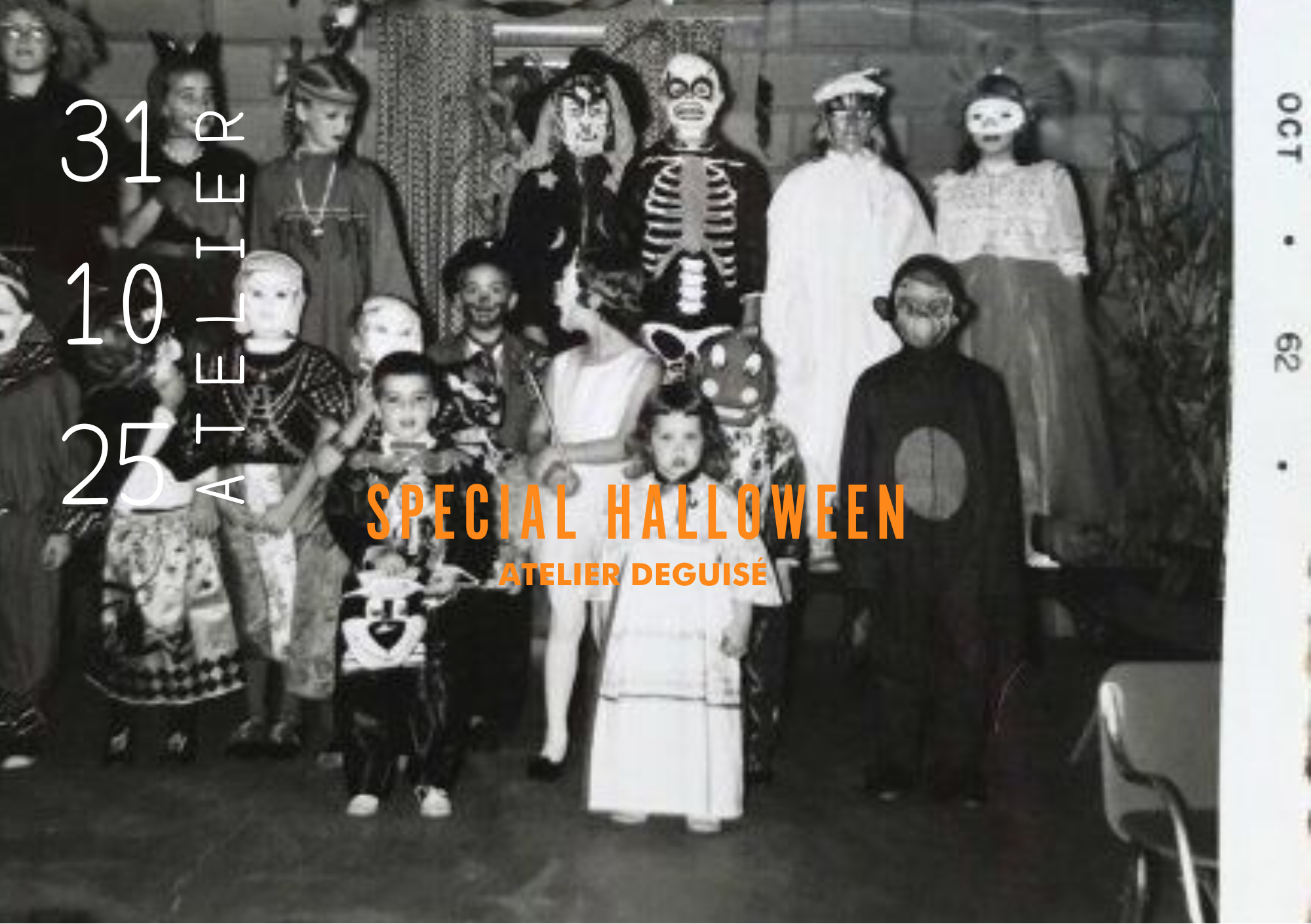 SPÉCIAL HALLOWEEN - atelier d'encadrement déguisé