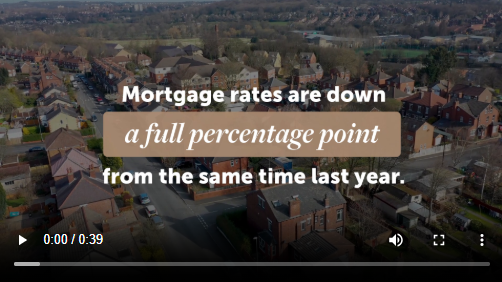 Mortgage Rates Are Down a Full Percentage Point from Last Year