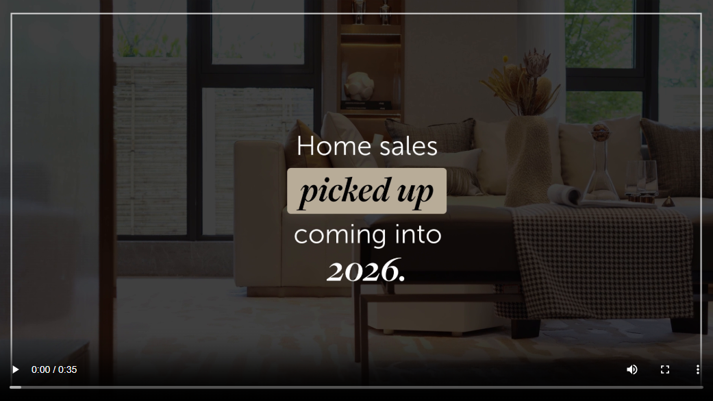 Home Sales Picked Up Coming into 2026