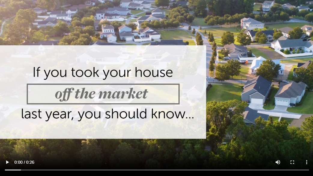 It’s Time To Get Your House Back on the Market