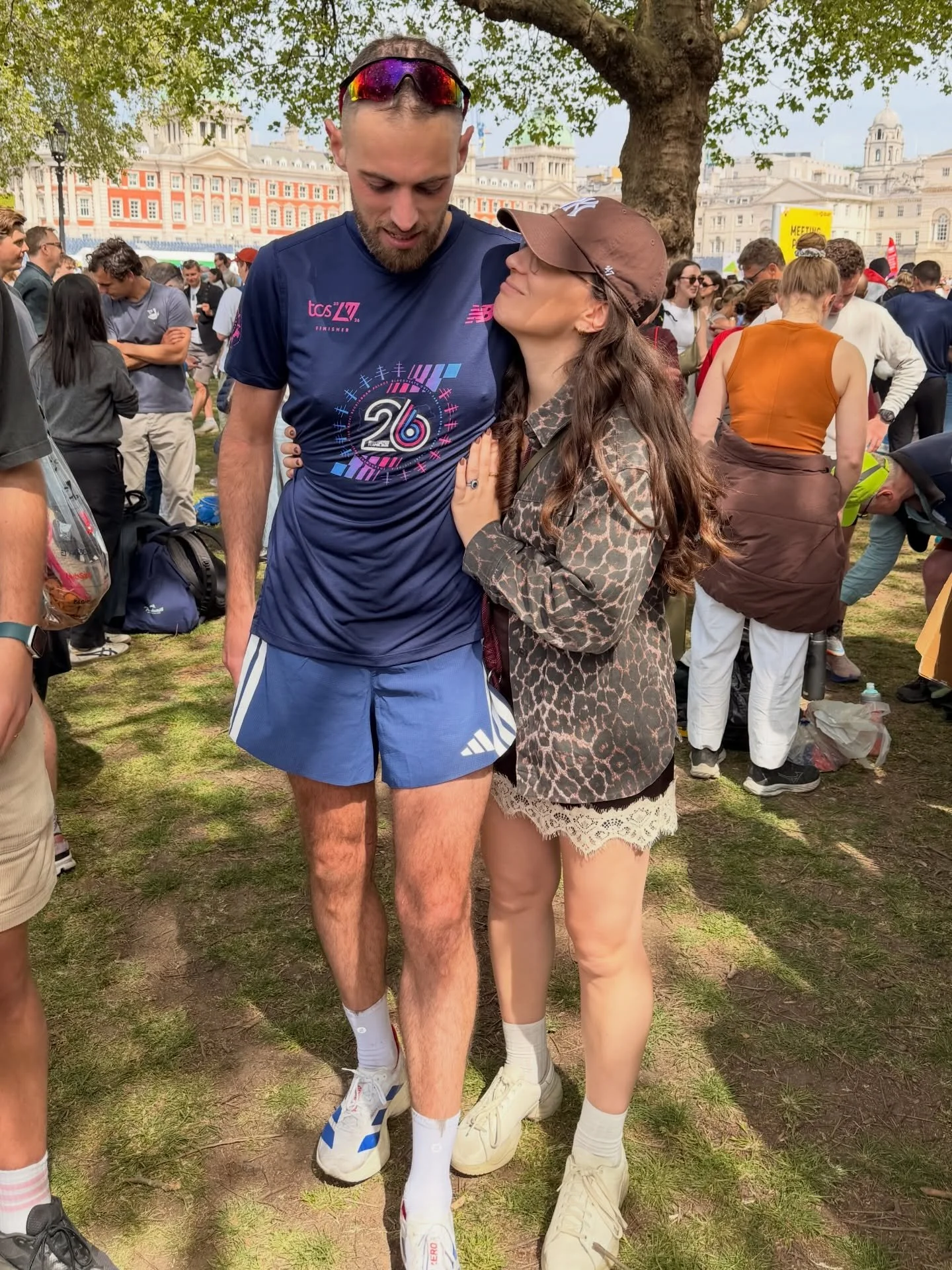 Beyond proud of you today! Your fifth marathon.

May not have been your day but your resilience and determination still gave you a time I could never comprehend. 🏃&zwj;♂️💨

Onto the next one 🧡🧡