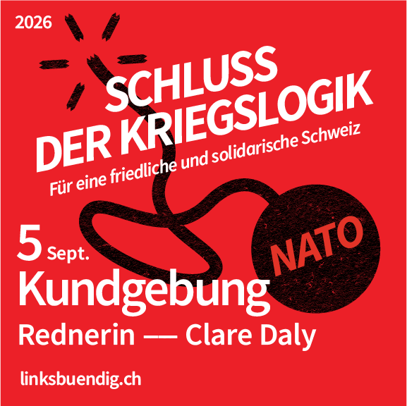 Kundgebung für den Frieden: Schluss der Kriegslogik
