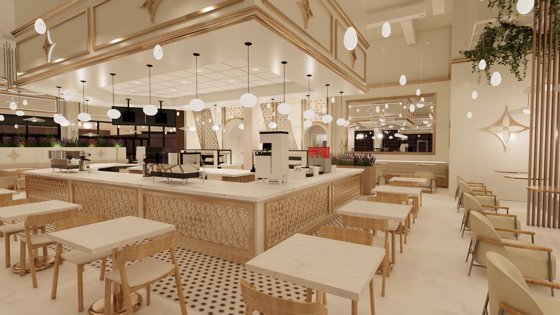 COFFEE BAR - PREP AREA