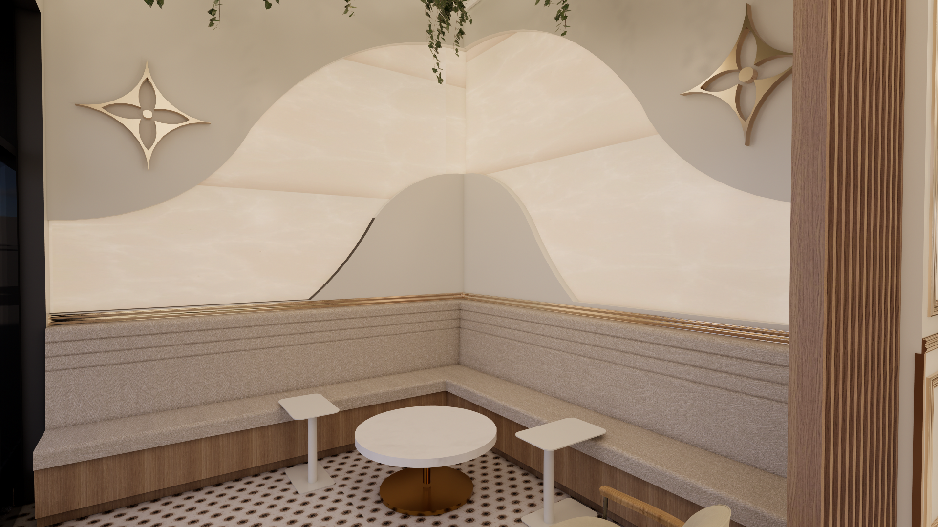 PRIVATE CORNER SEATING