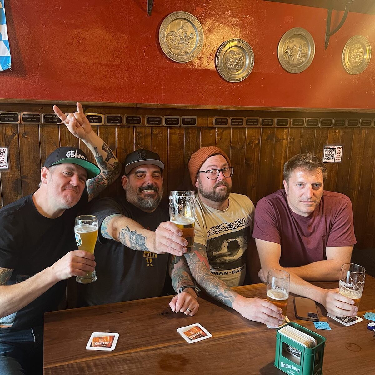 @hammerschalgenband prepping as one does for their show on Friday at @drunkytwoshoesbbq here for @prostseattle @bitburger event. 

#sbw13 #seattlebeer #craftbeer #seattle