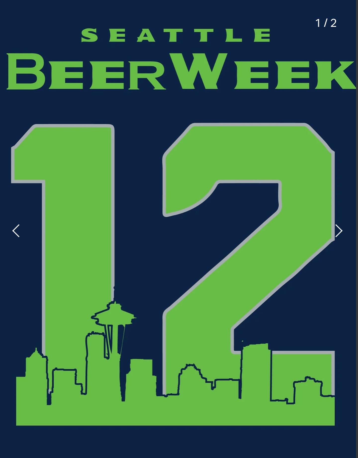 We found a few shirts in various sizes left over from 2020. Price includes shipping. 

https://www.seattlebeerweek.com/buy-a-shirt