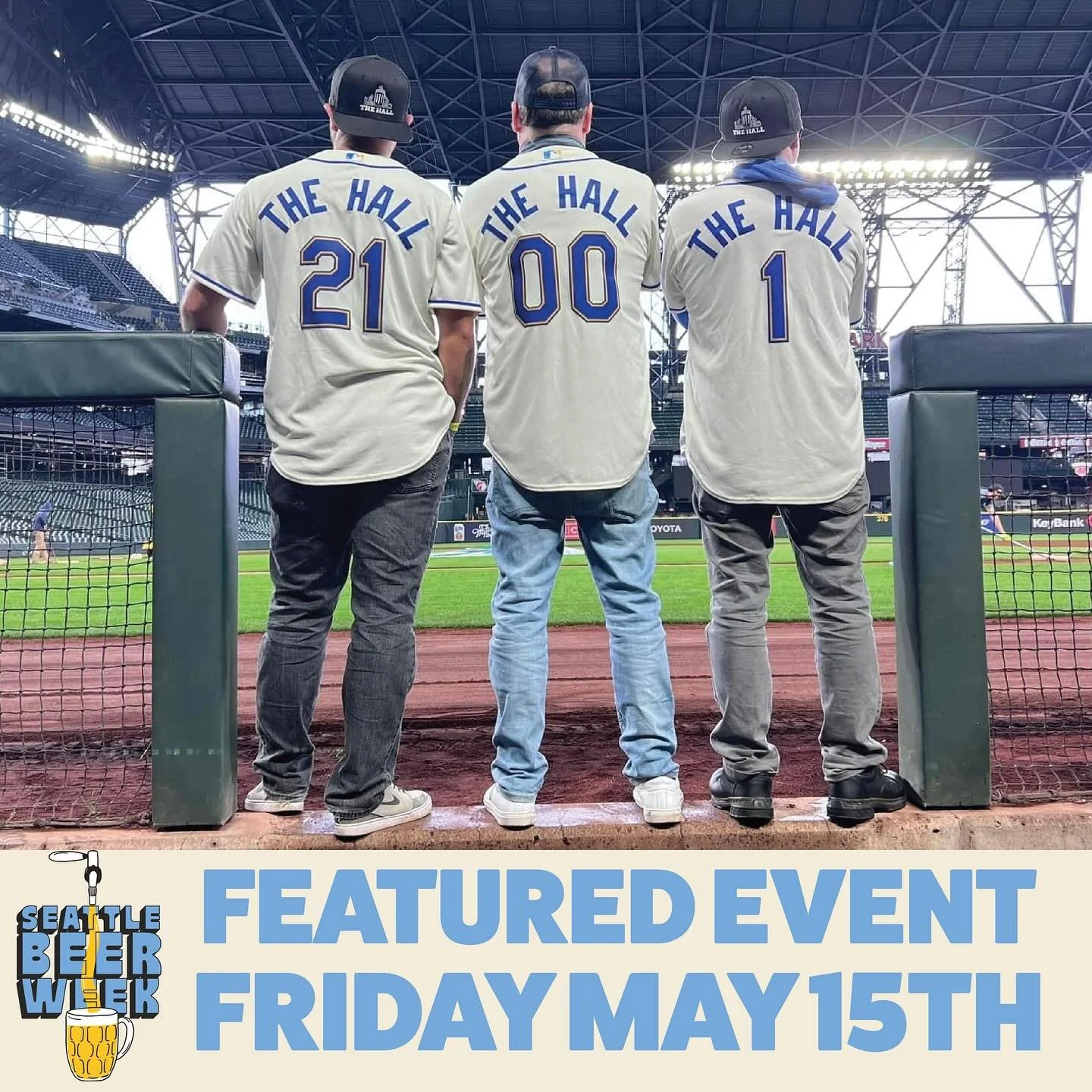 @thehallseattle 3rd Annual Brewers Night at the baseball park is today&rsquo;s Featured event! But it&rsquo;s so popular it&rsquo;s already sold out. 

Plenty of other events today though such as @fullthrottlebottles Cascadia Vs The World Lager Showd