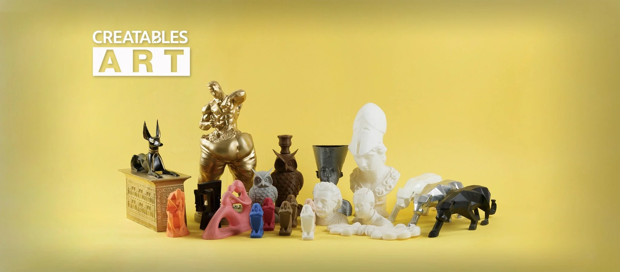 Samples for a 3D printed sculptures in Egypt