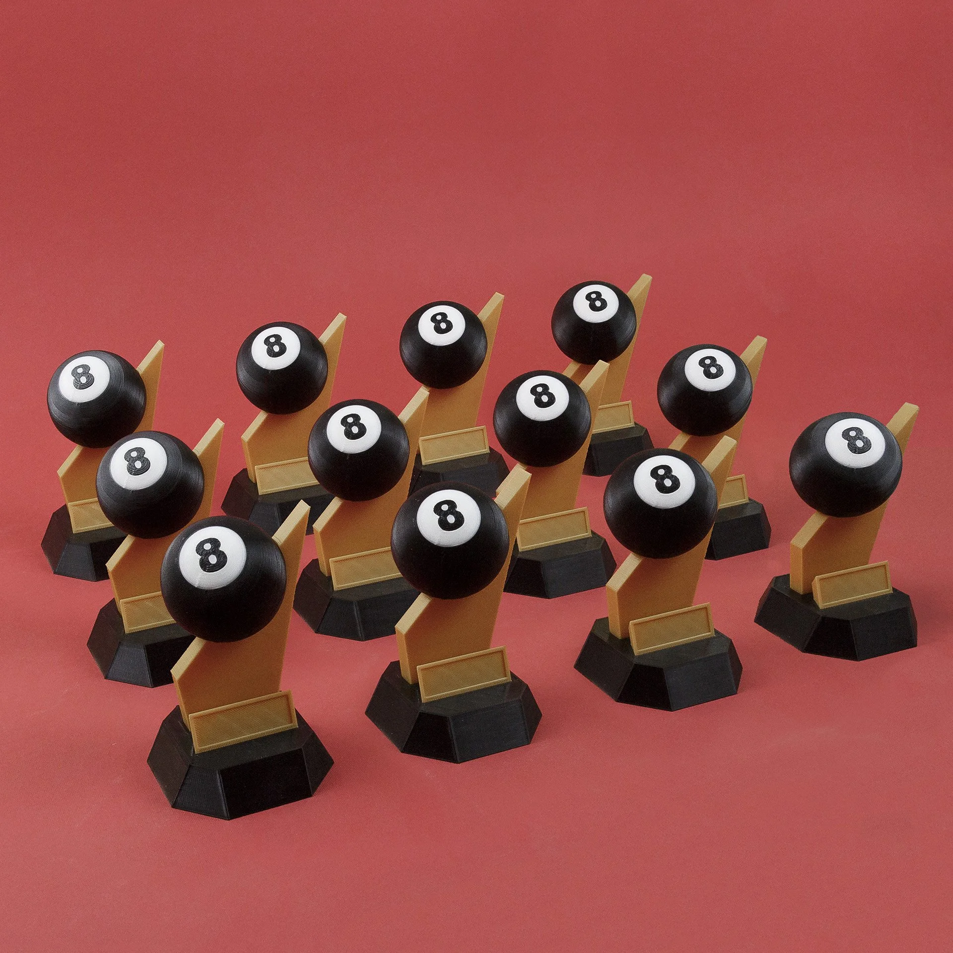 3D printing 8 ball trophy in Egypt.