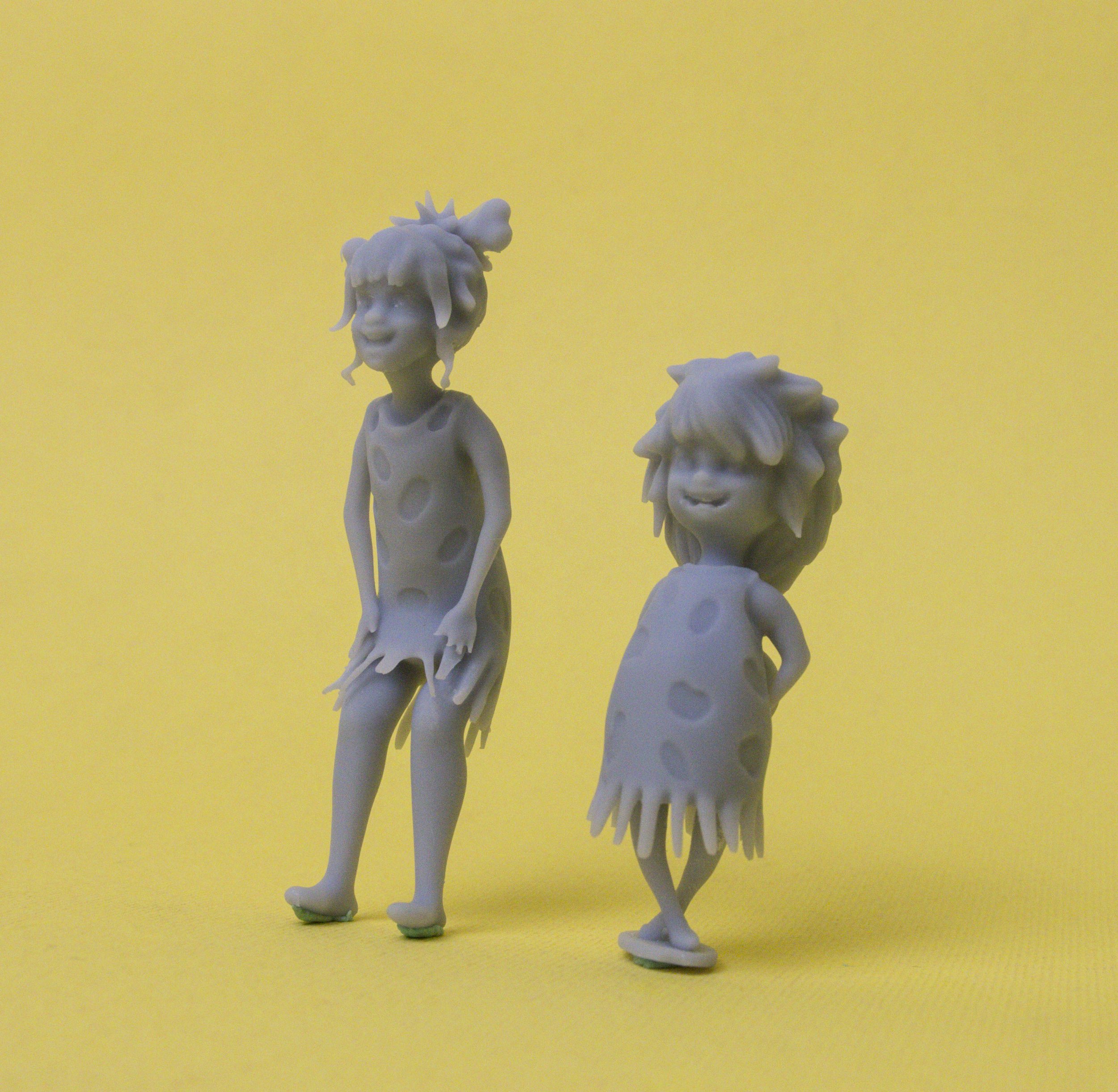 3D printed cartoon characters 