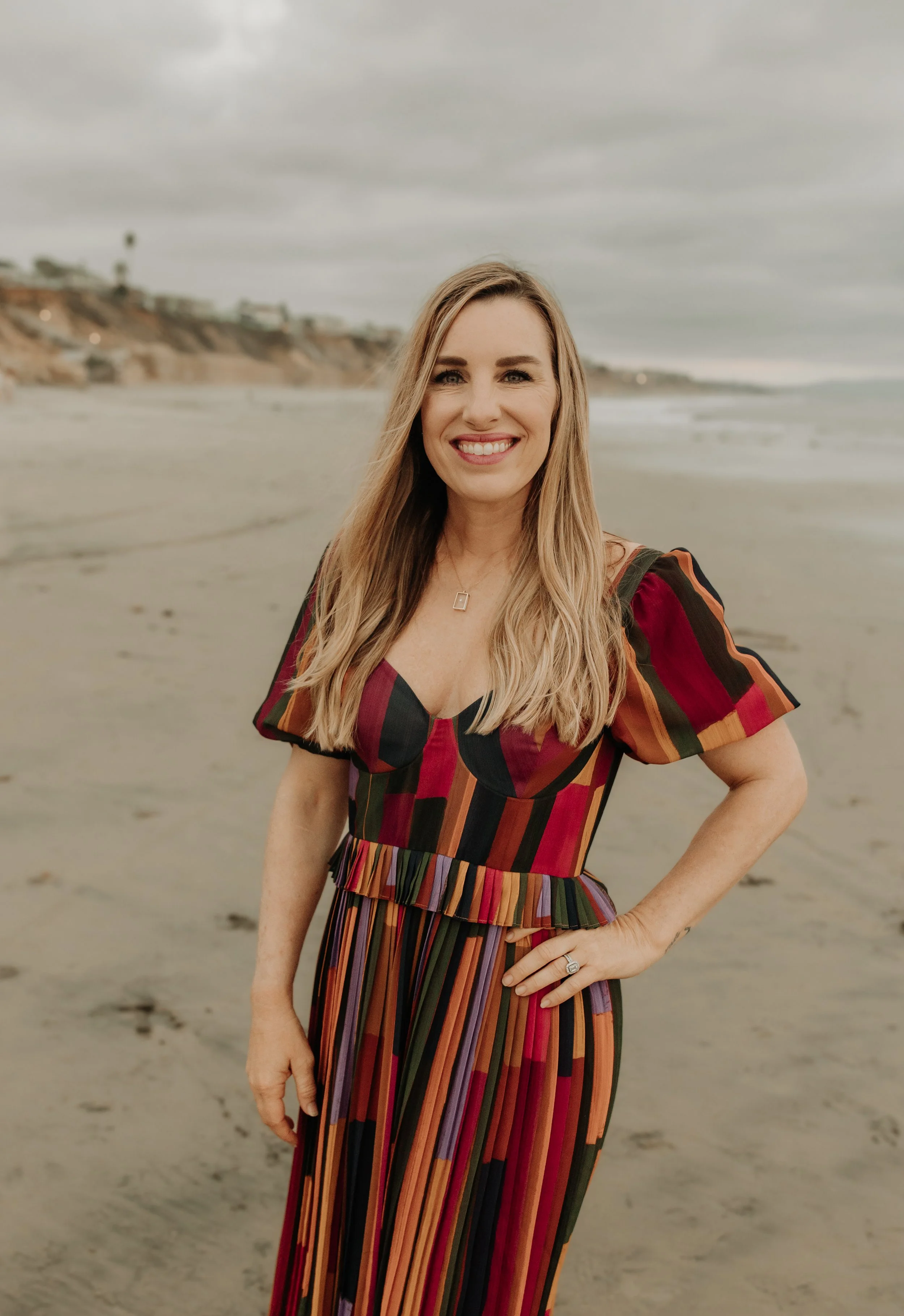 therapist on the beach in san diego