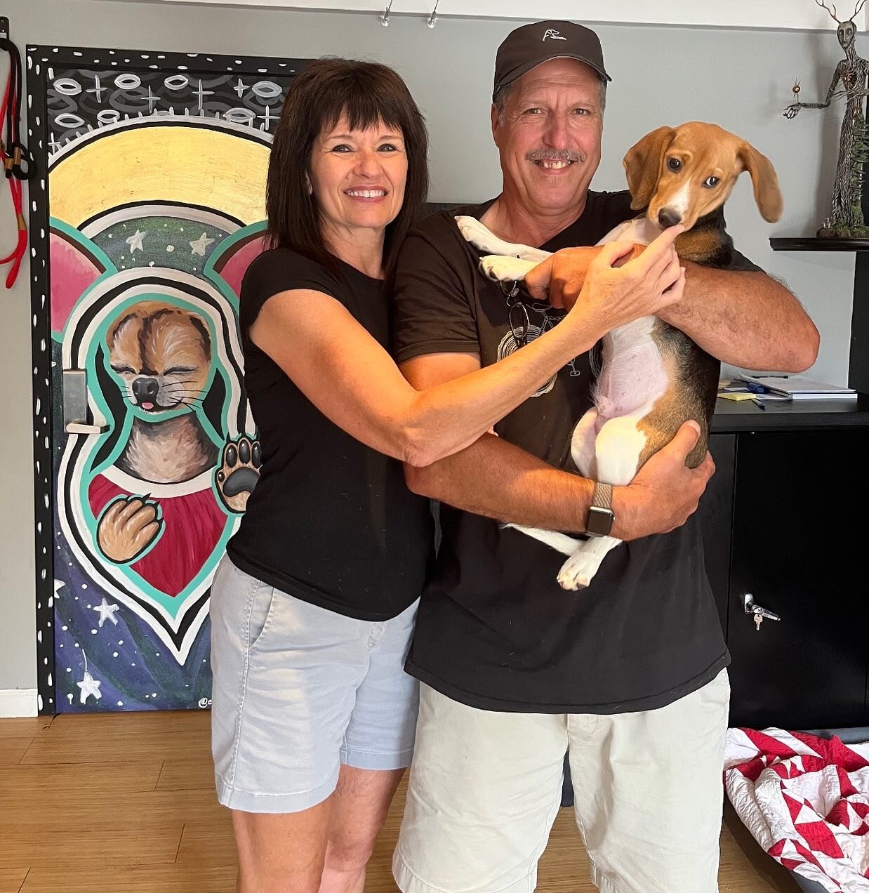 Another beautiful family! 🥰🥺🐾 Congratulations to this new family! @kimberlympityk John and Milo just couldn&rsquo;t be sweeter and we are just thrilled for all of you!!! 

Swipe right to see Milo making himself comfy in his new home 🥰🐾

We love 