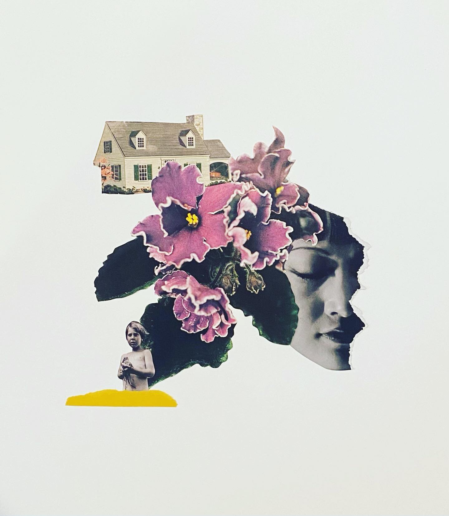 House/Home.

Handcut Analog Collage. 14x17&rdquo;. 2023. $200 USD.

The presence of my son has made me commit to the world in a way I never had to before. I can no longer avoid the stark fact of the future, emerging as it is from behind a fog I once 