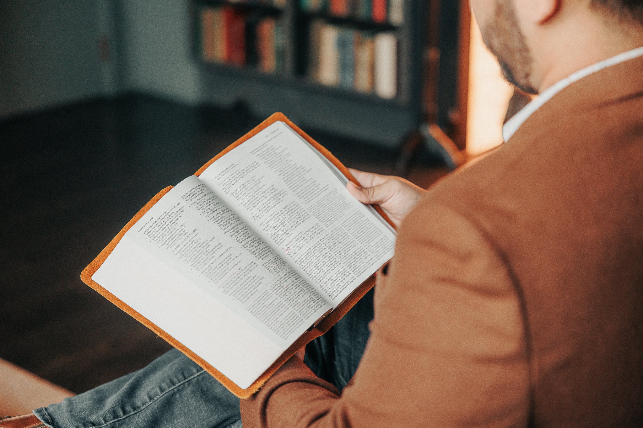 NKJV Leather Study Bible by Scriptura Bibles