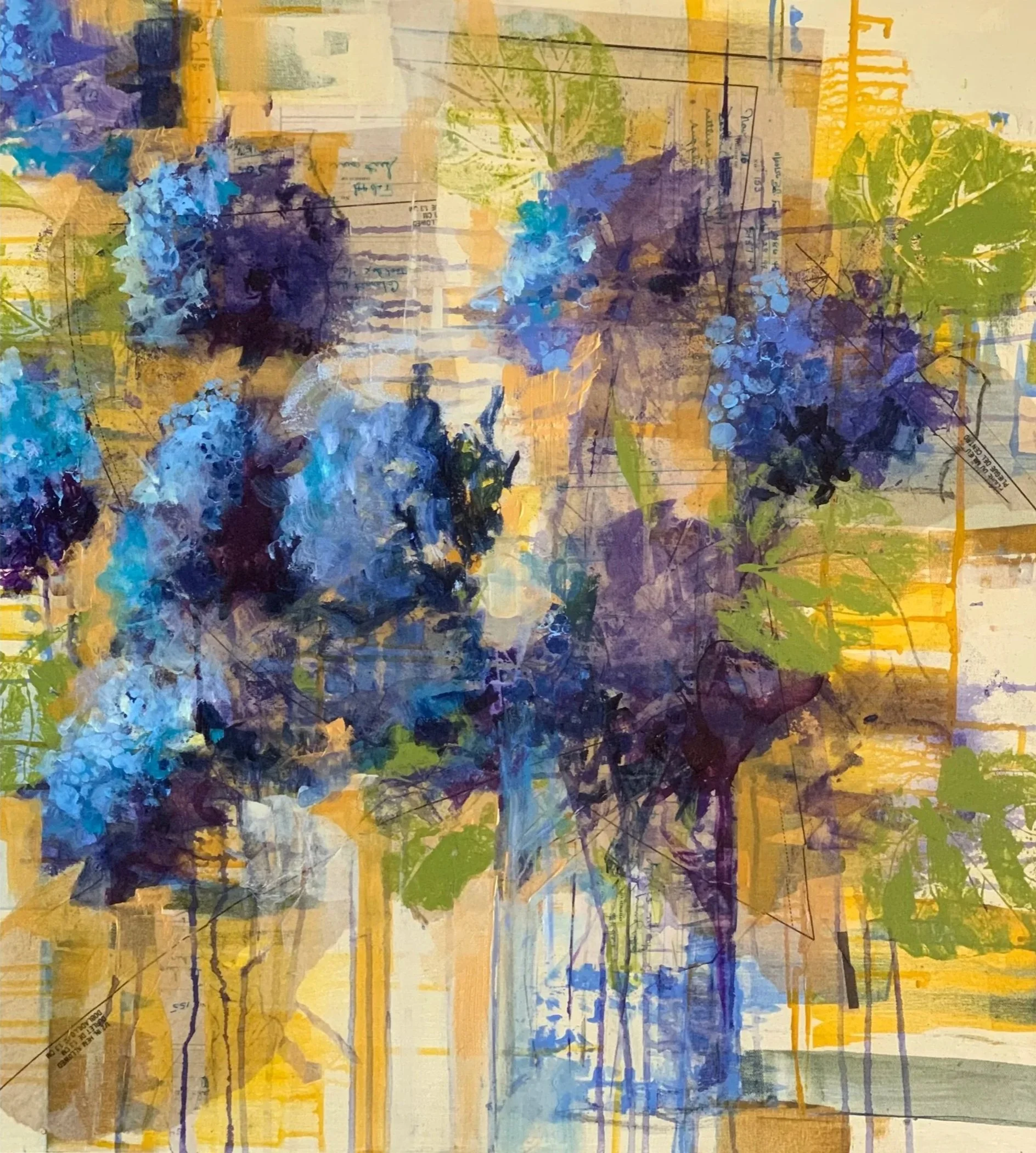Hydrangeas 30"x30"  $900