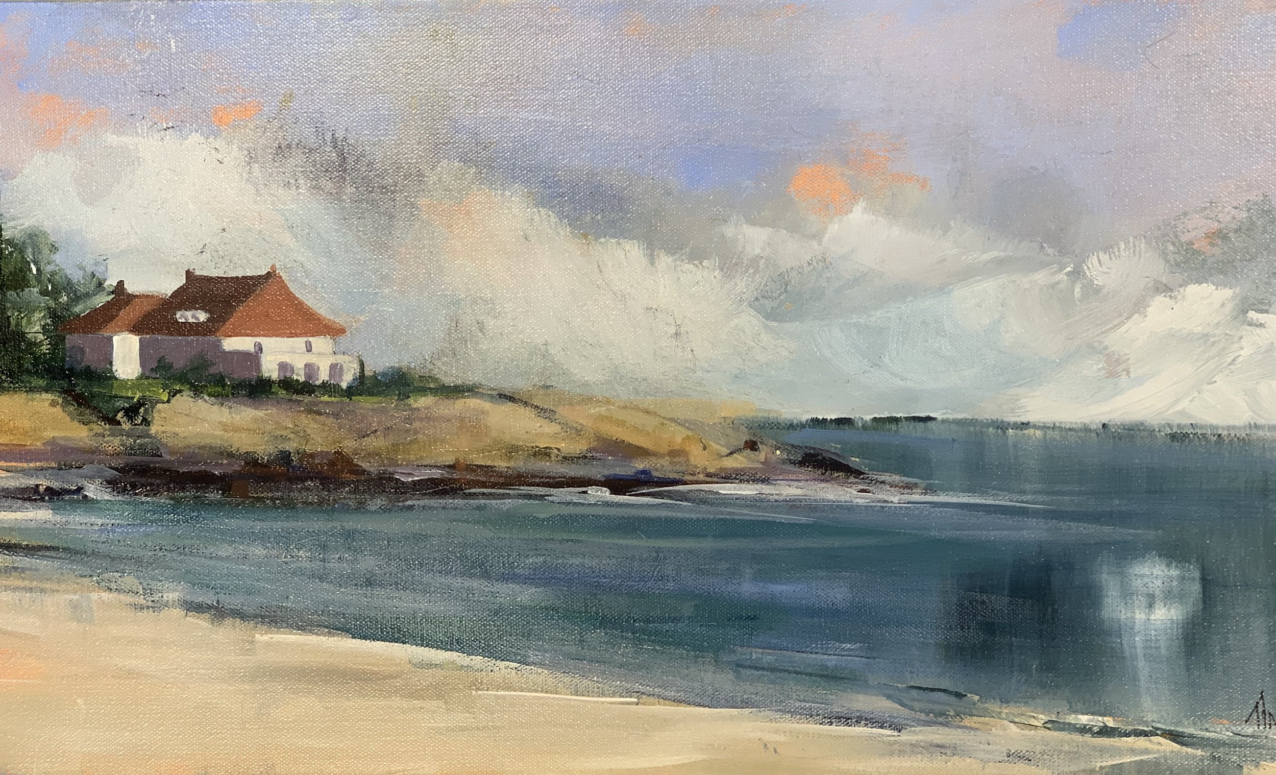 Sandy Beach 12"x24" $450