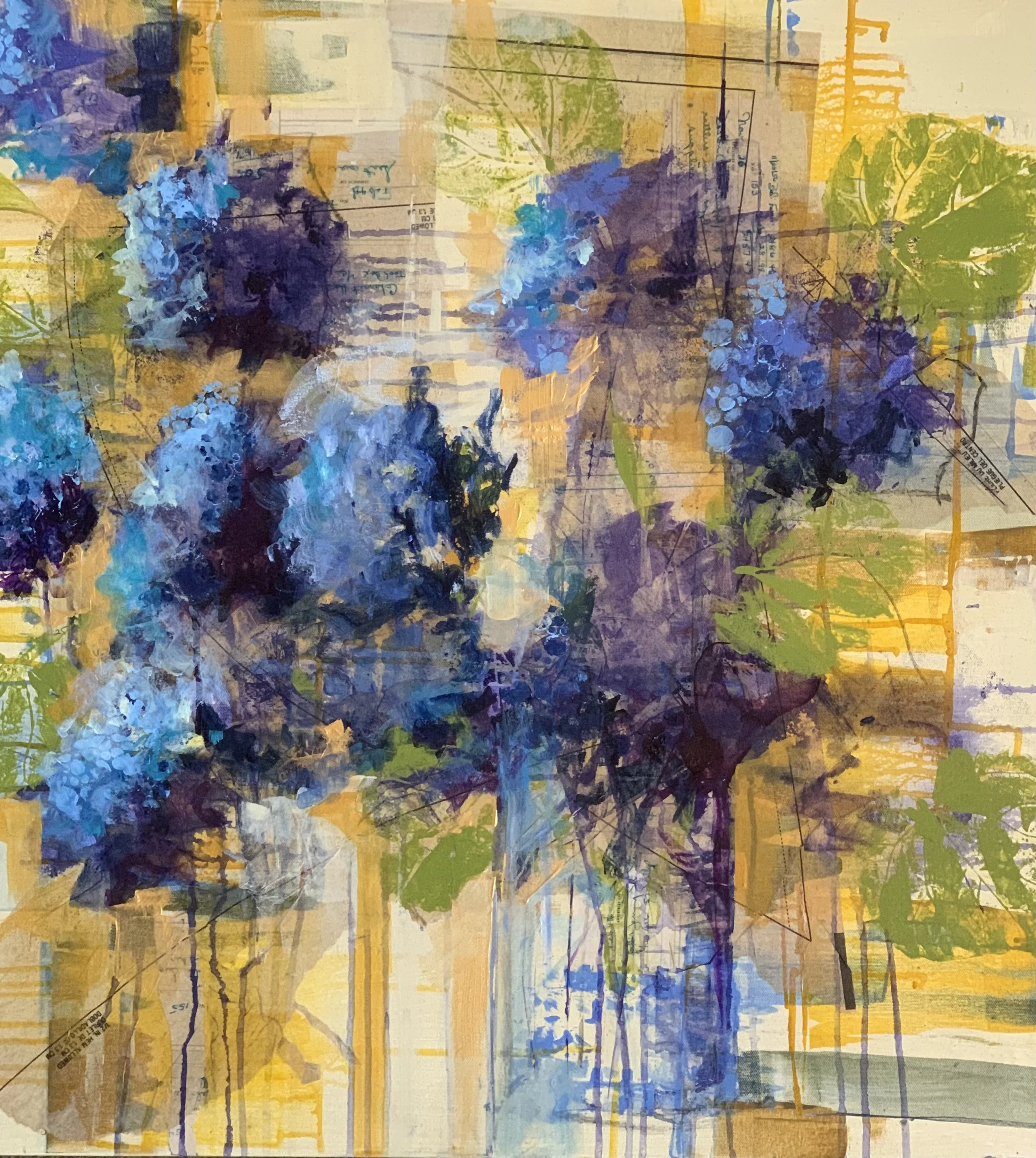 Hydrangeas 30"x30"  $900