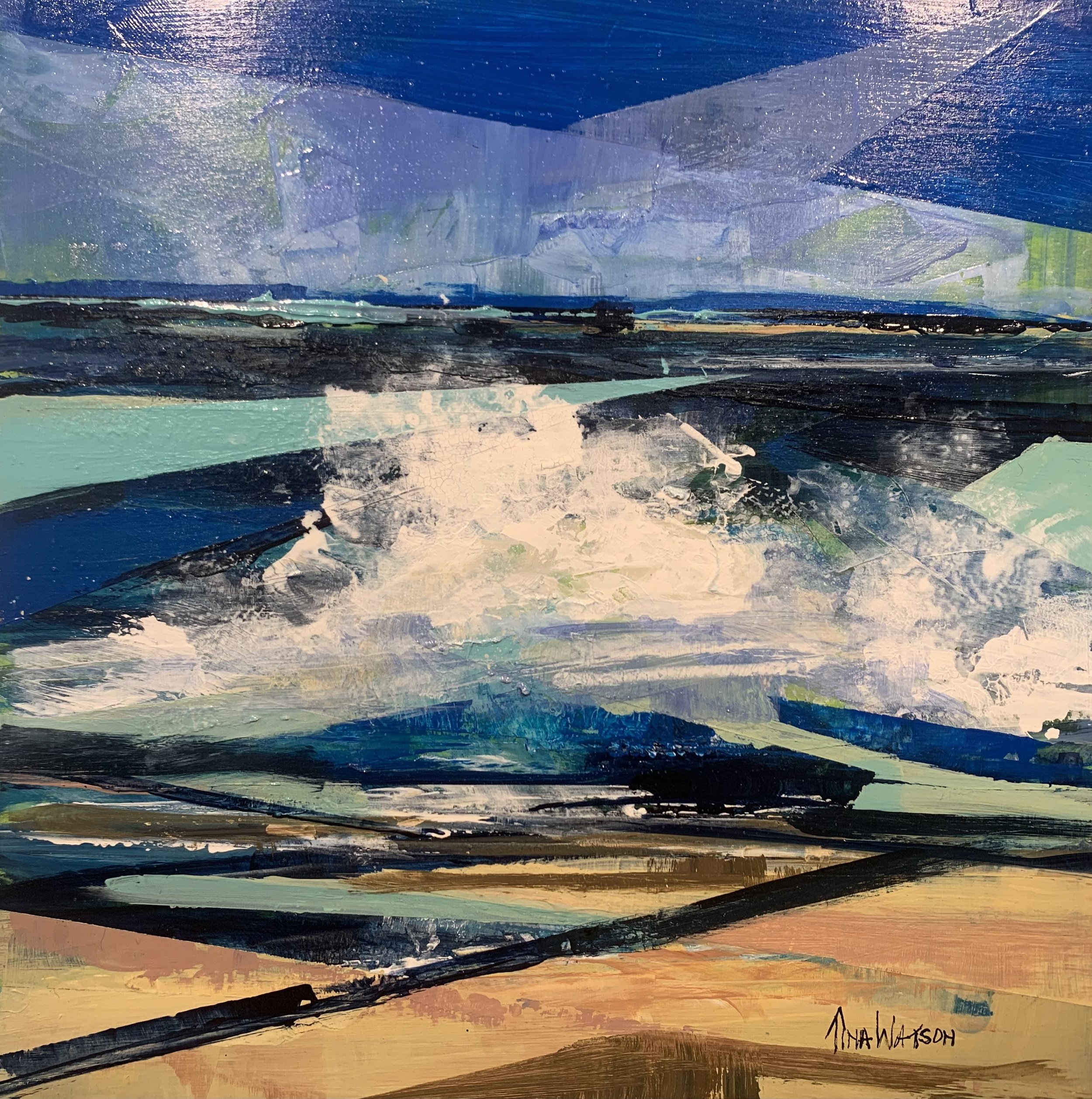 High Tide 12"x12" $300