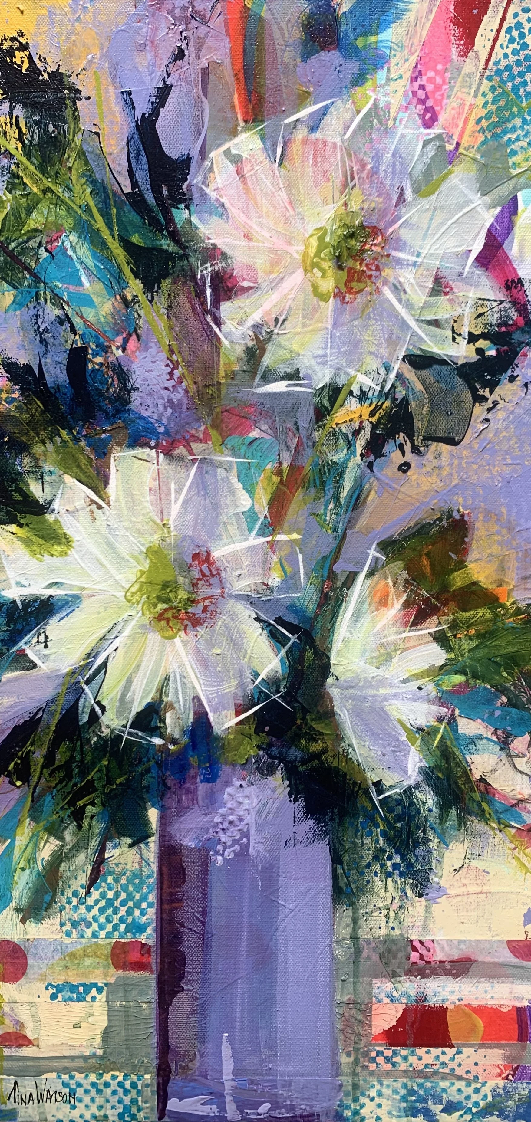 Purple Vase 12"x24" $450