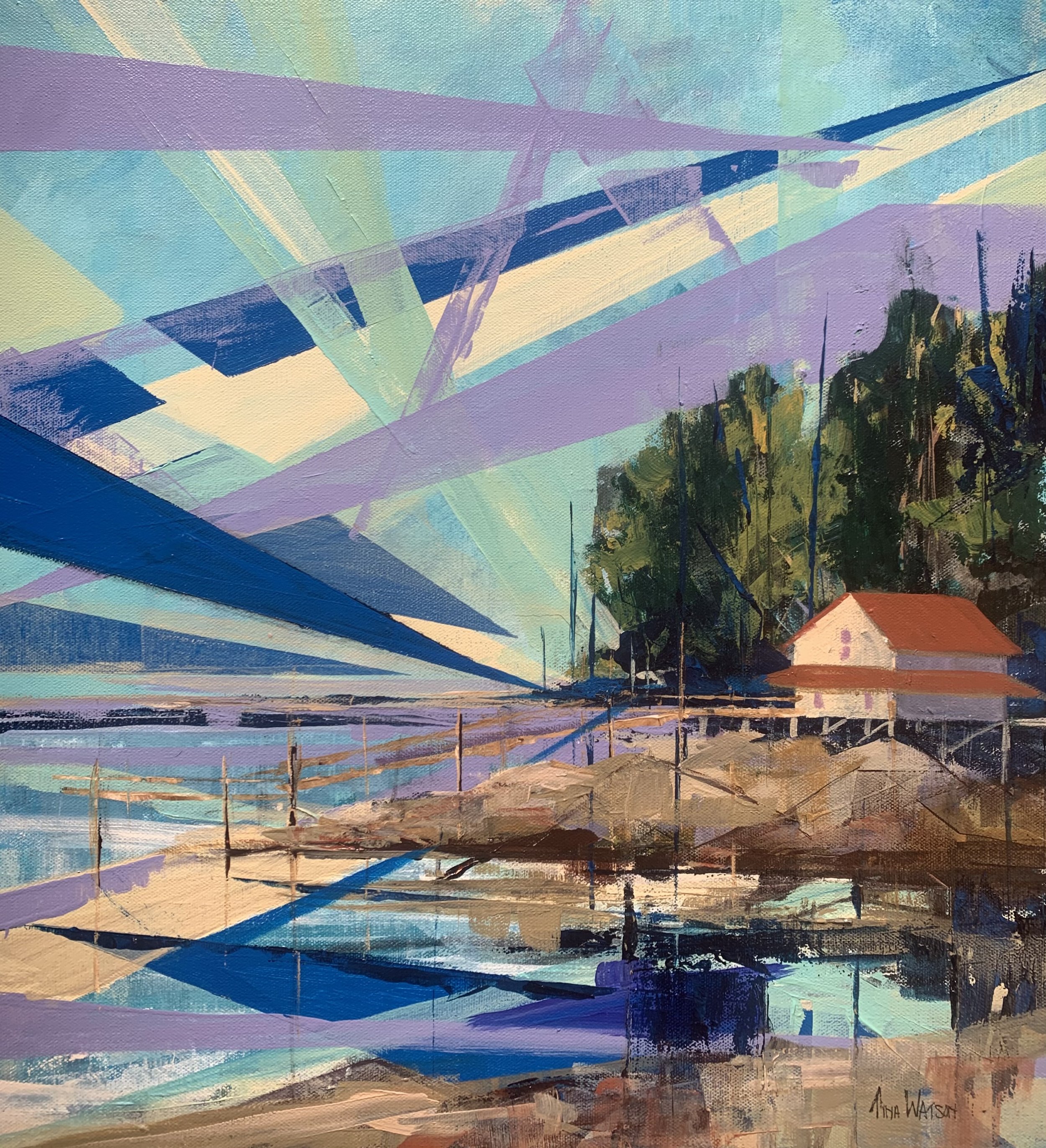 Islandtime  20"x20" $500