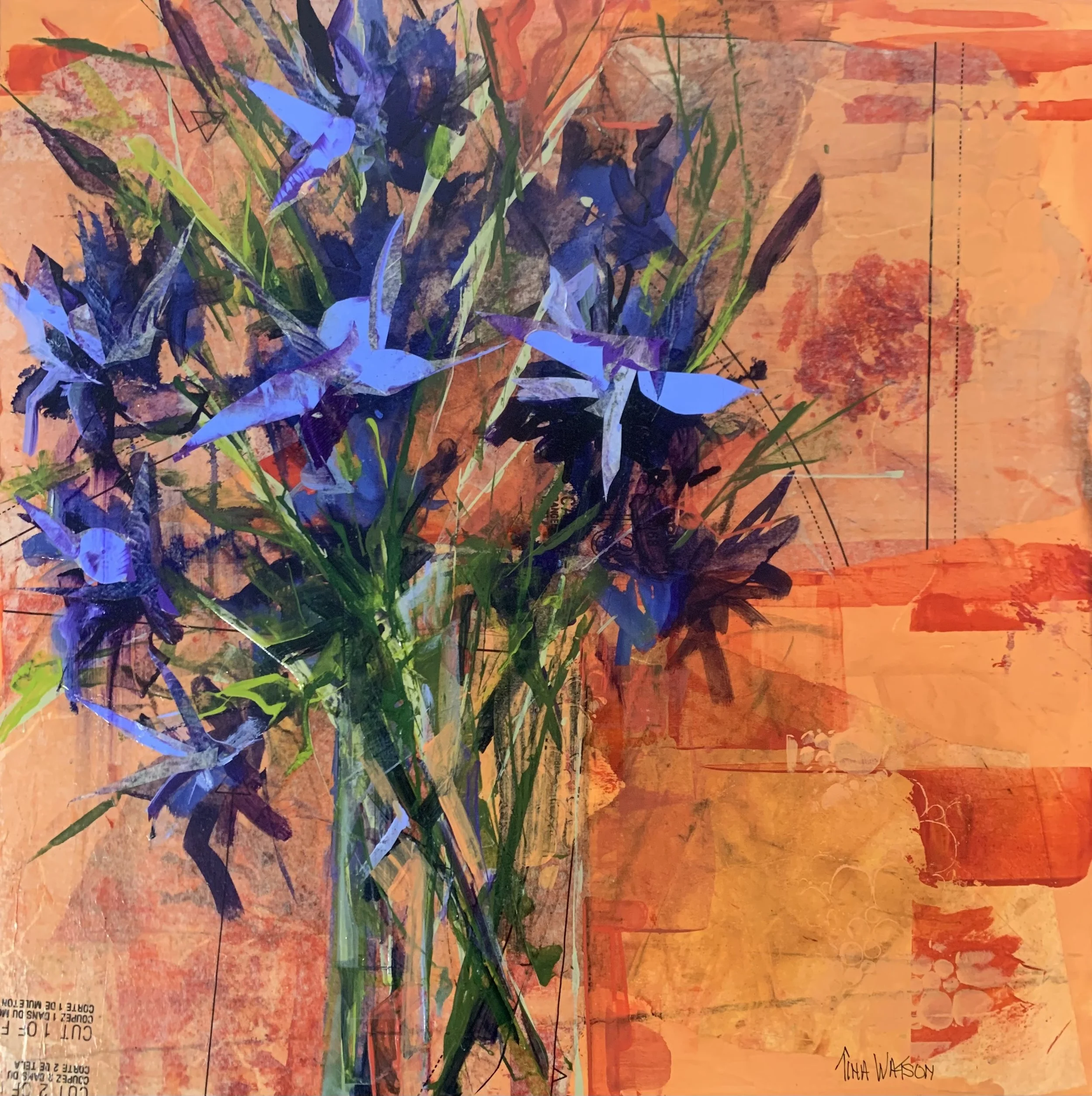 Flowers  20"x20"  $500