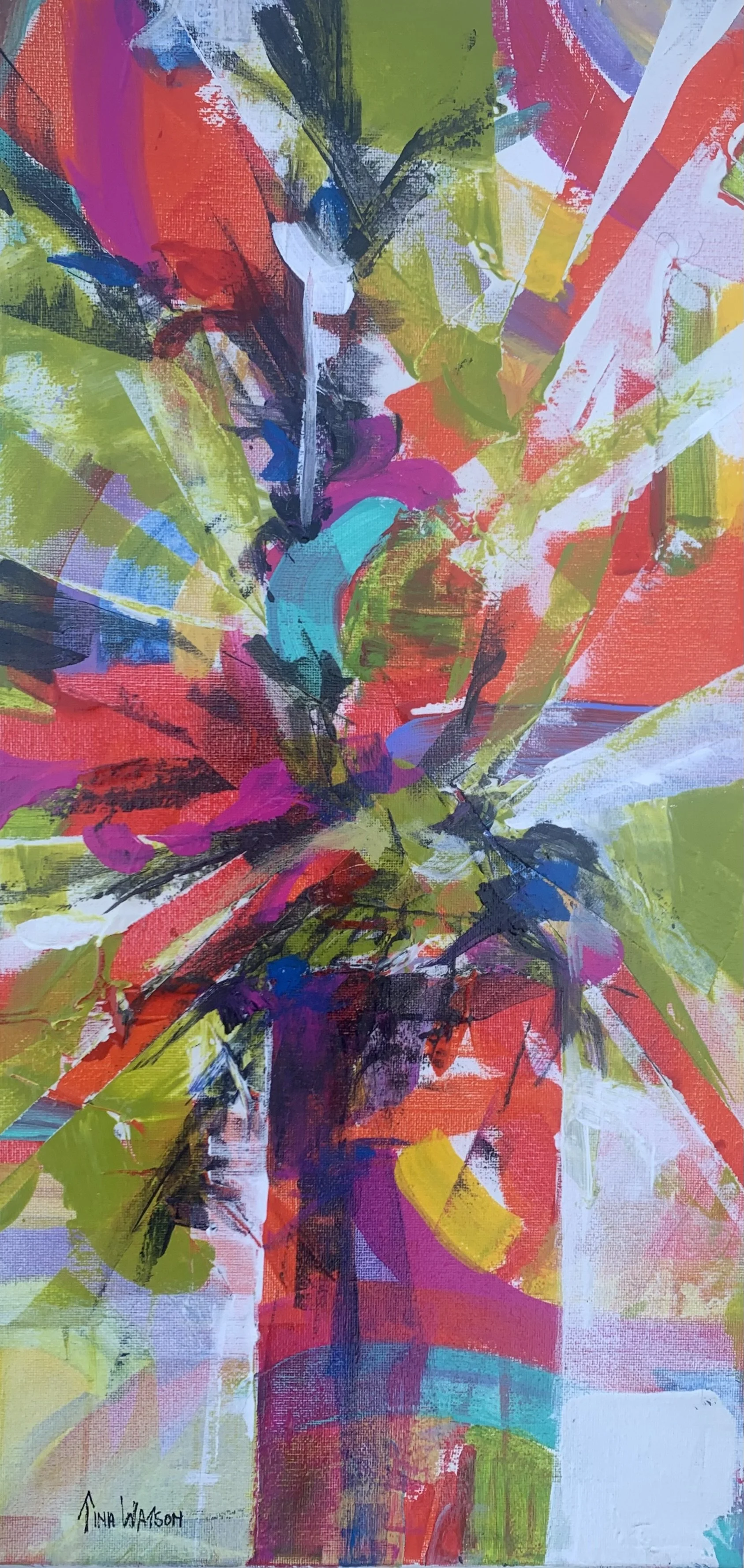 Warm Arrangement 10"x20" $300