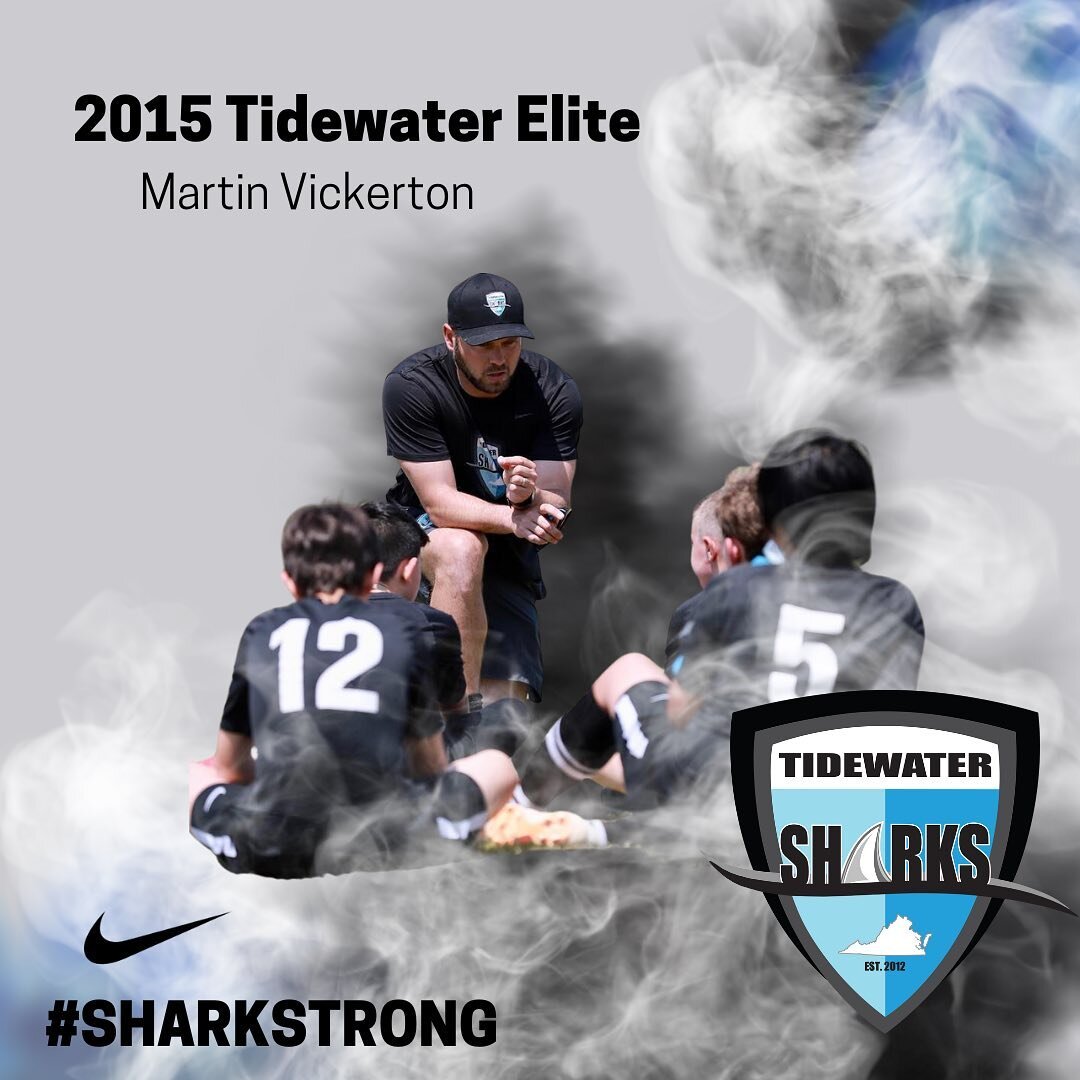 Our coaching announcements continue&hellip;

Taking the reigns of the 2015 Tidewater Elite for the 23/24 Season will be Coach Martin Vickerton.

Vickerton is excited to get to work with a talented group of young players!

#sharkstrong