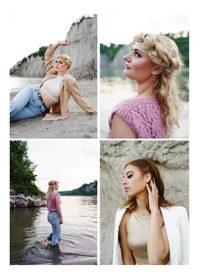 Models: Rachel Riley & Adecia Peacock/ 
Photographer: Anastasia Nasyko/ 
Makeup Artist: Kasia Wiszomirski (for Adecia)/ 
Fashion Designer: Amy Lombardi