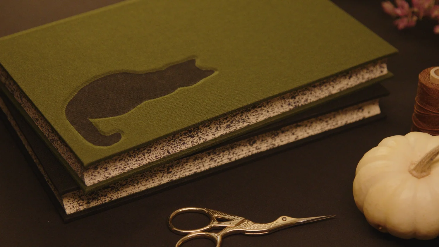 PDF Pattern: Rounded Spine Bradel Binding, Halloween Edition
