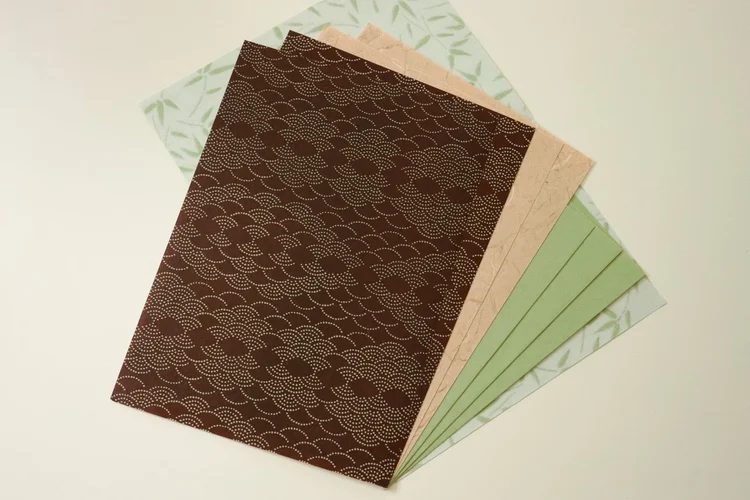 A5 Paper Pack - Lacquered Seikaiha