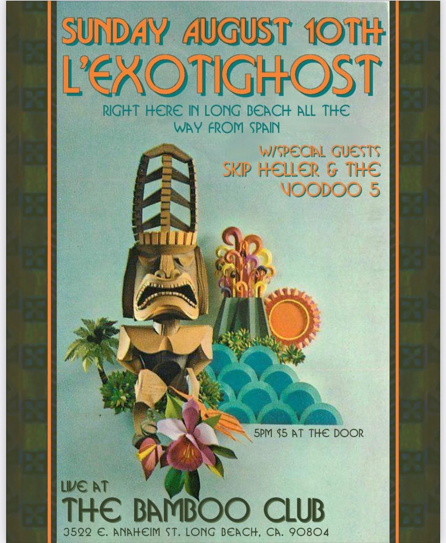 L'Exotighost (from Spain!) with Skip Heller & the Voodoo 5