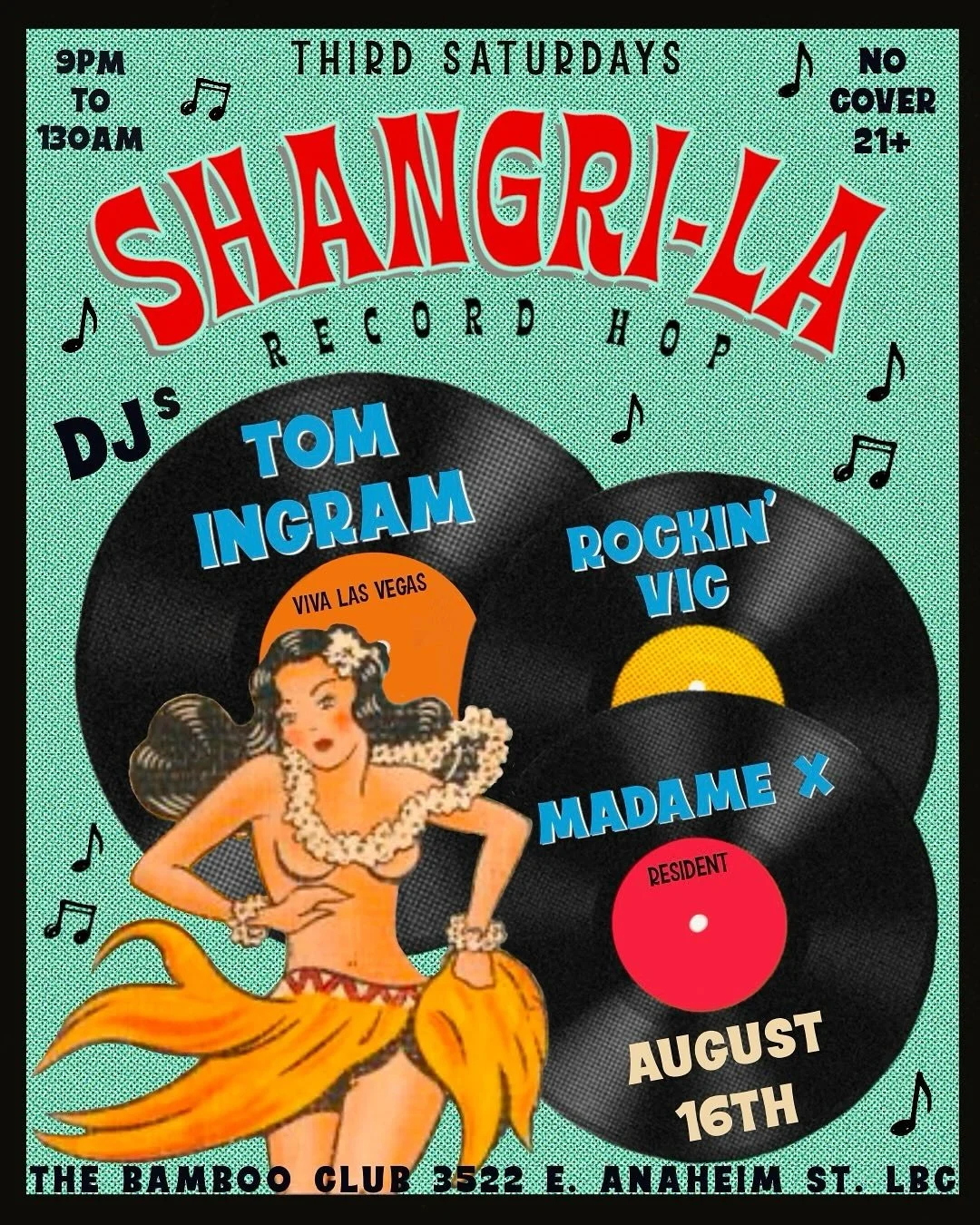 Shangri-La Record Hop with DJ Madame X & Friends