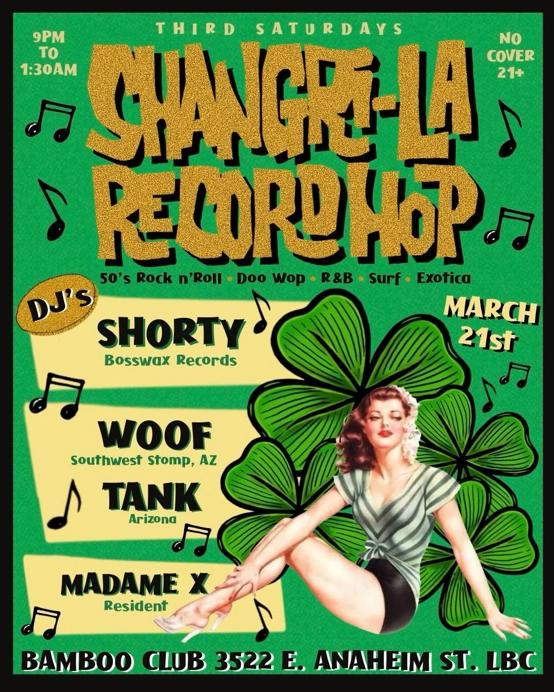 Shangri-La Record Hop with DJ Madame X &amp; Friends 