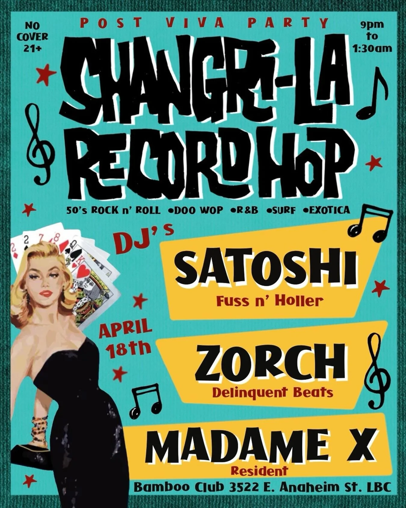Shangri-La Record Hop with DJ Madame X &amp; Friends 