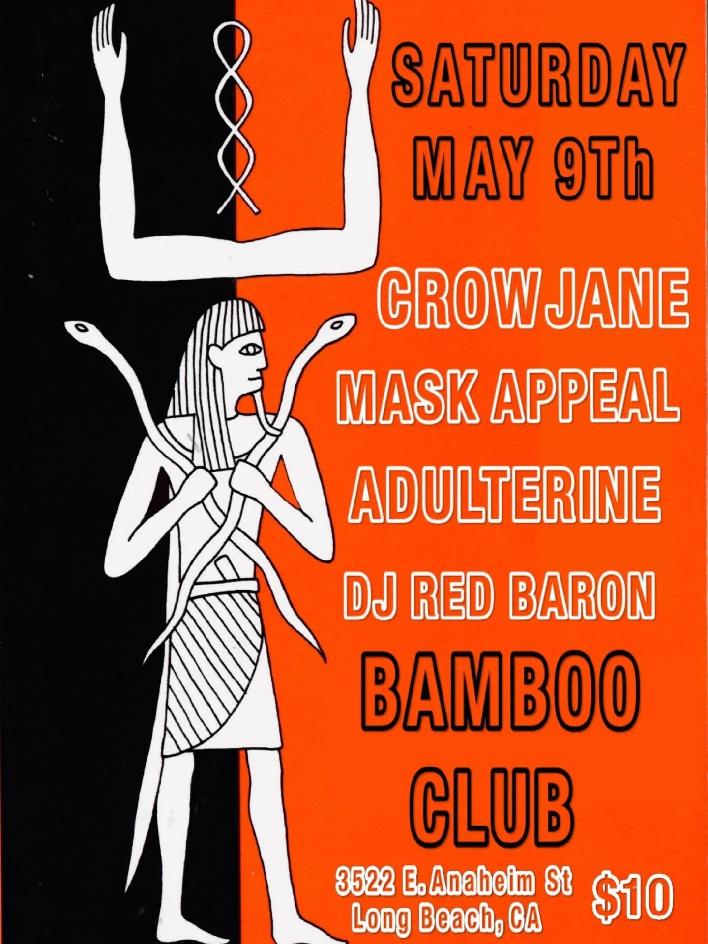 Crow Jane, Mask Appeal, Adulterine, & DJ Red Baron