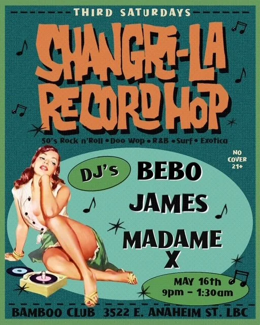 Shangri-La Record Hop with DJ Madame X &amp; Friends 