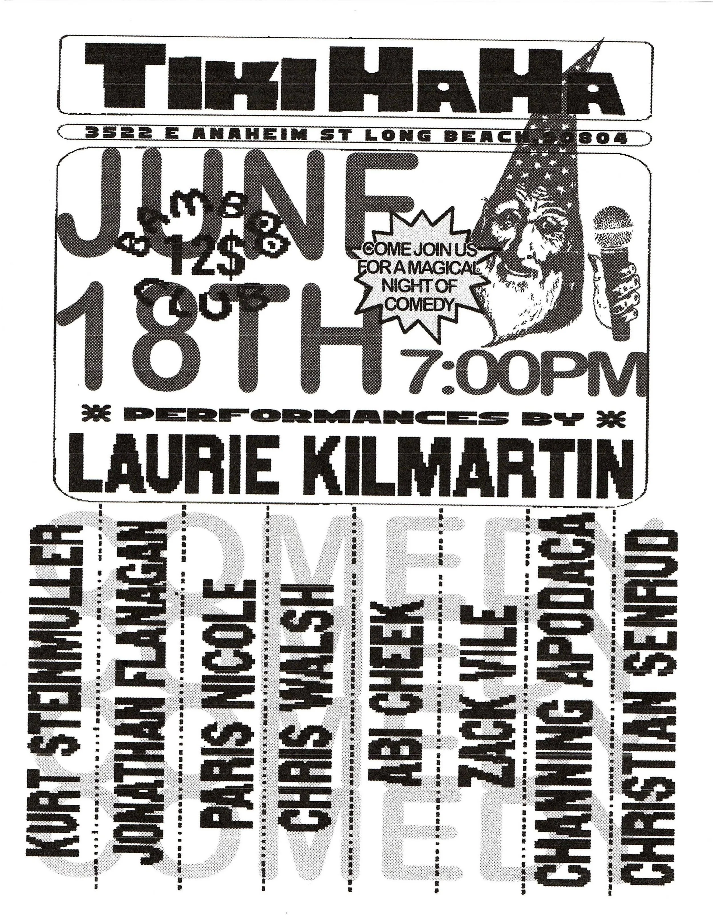 Tiki Ha Ha Monthly Comedy show 
