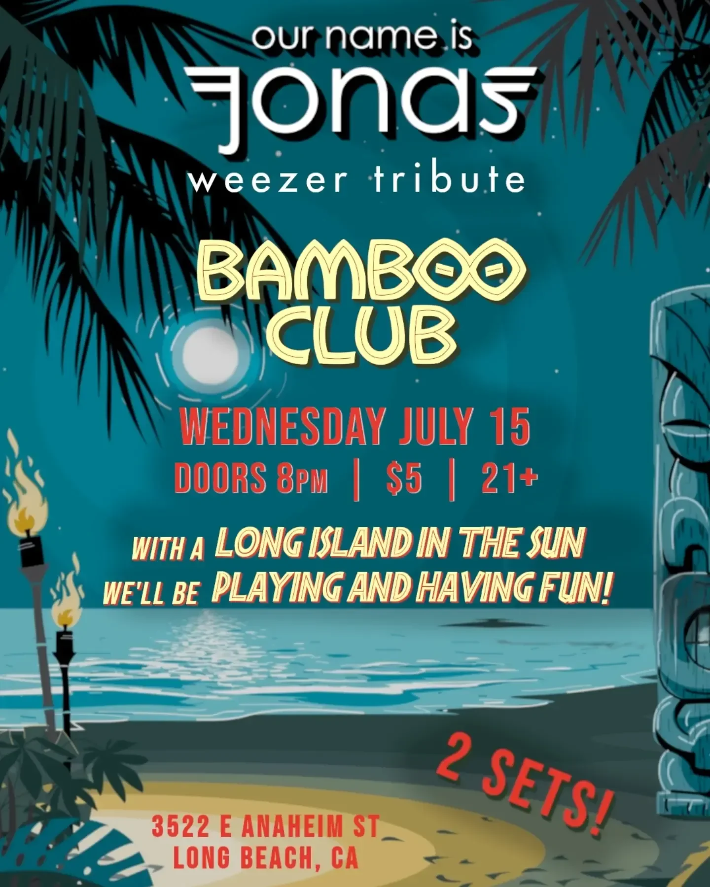 Our Name is Jonas Weezer Cover Band 