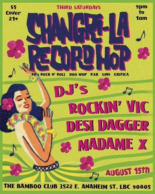 Shangri-La Record Hop with DJ Madame X &amp; Friends (Copy)