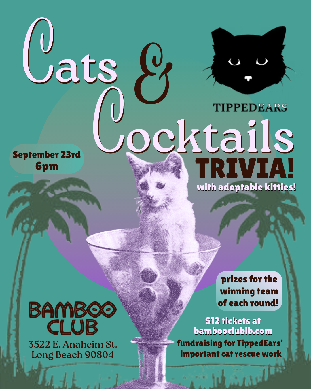 Cats &amp; Cocktails Trivia Fundraiser 