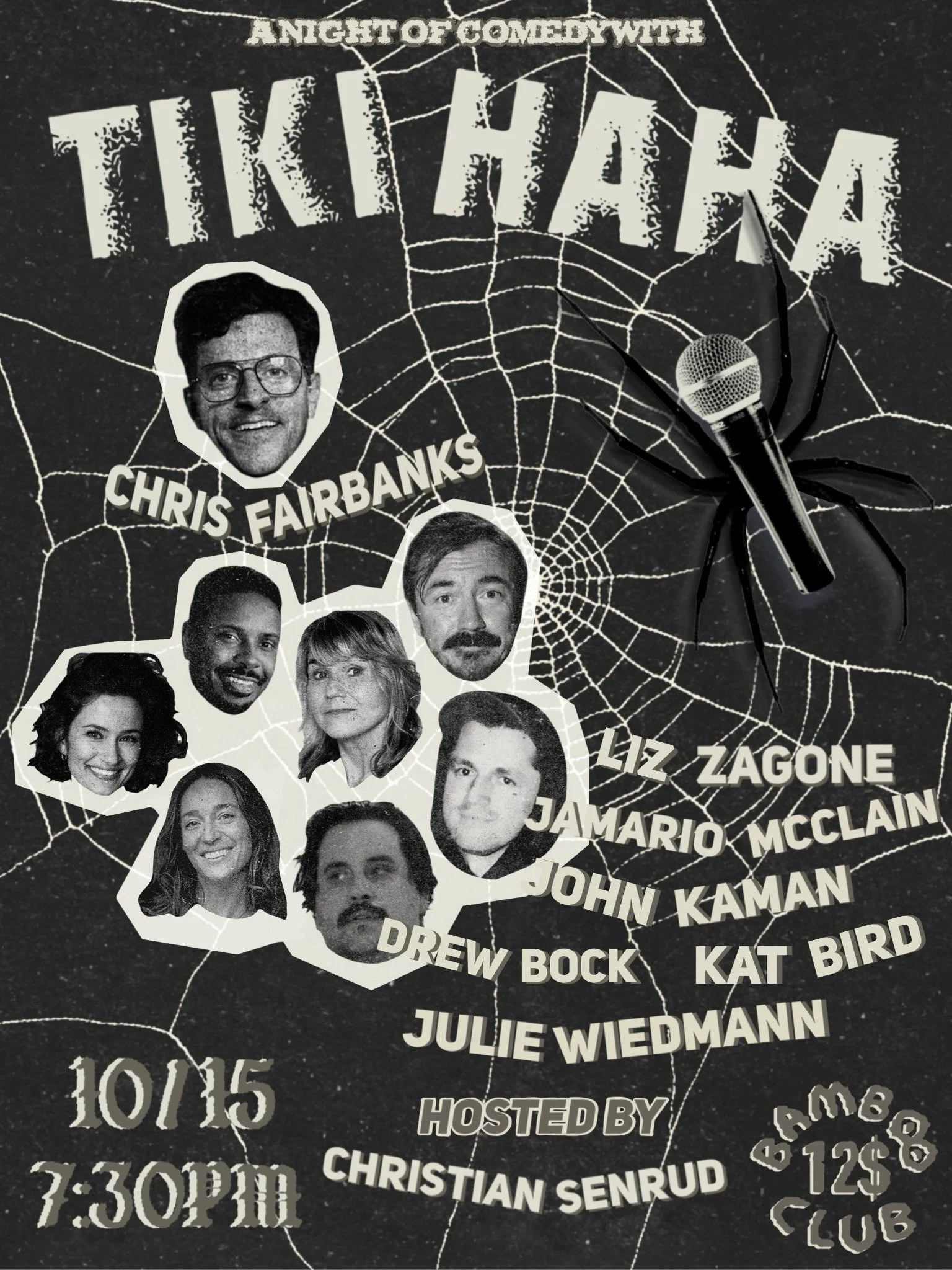 Tiki Ha Ha Monthly Comedy show